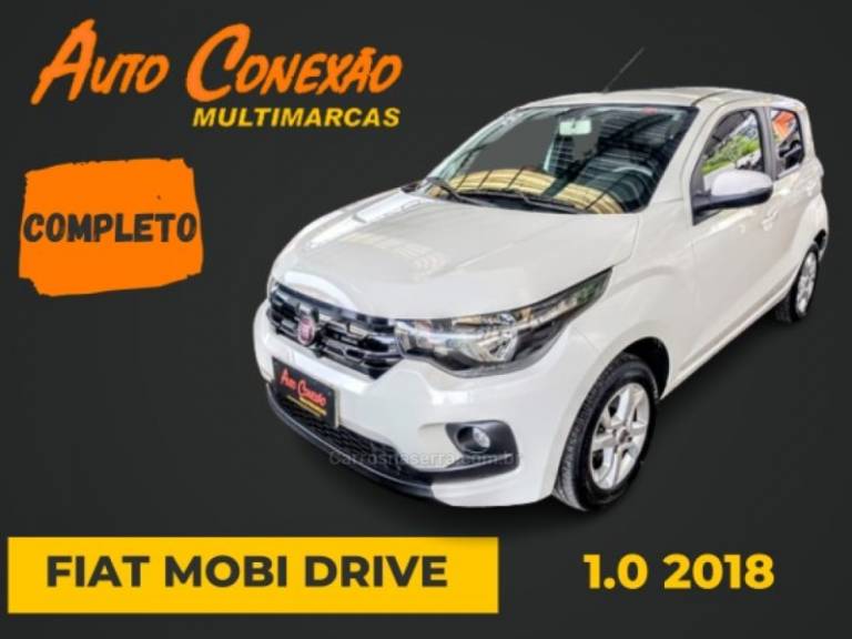 FIAT - MOBI - 2017/2018 - Branca - R$ 44.500,00